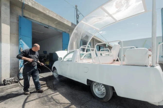 Pope Francis’ last gift to Gaza: A popemobile converted into a mobile clinic