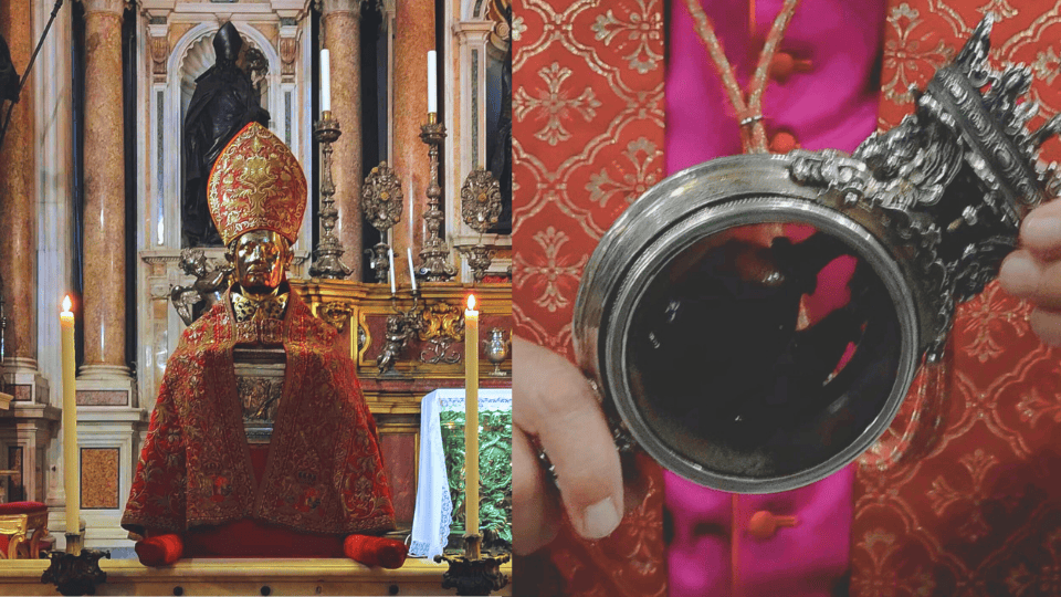 Blood of St. Januarius liquifies: the Miracle of San Gennaro in Naples